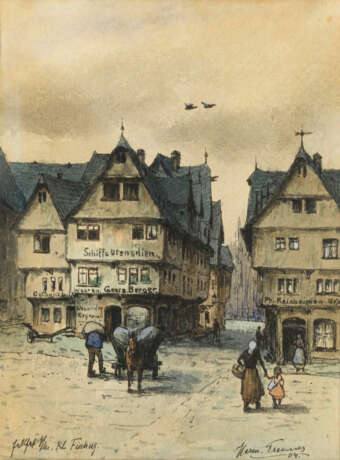 TRENNES, Hermann. Frankfurt am Main, Kleine Fischergasse. - photo 1