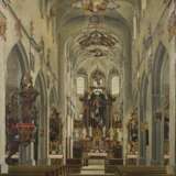 KALCKREUTH, Leopold Karl Walter von ?. Kircheninterieur. - photo 1