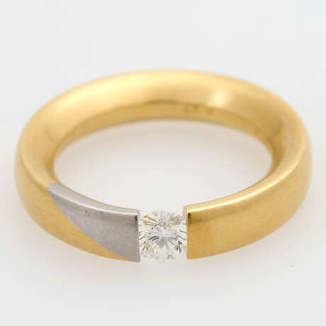 BUNZ Spannring mit 1 Brillant ca. 0,53 ct - Foto 1