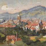 HERTEL, Albert (1843 Berlin - 1912 ebd.). Blick auf Goslar. - Foto 1