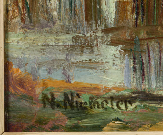 NIEMEIER, Max Nicolaus (1876 Hamburg - 1934 Berlin). Uferlandschaft. - photo 3