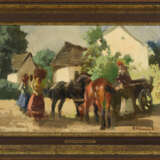BURCHARD-BELAVARY, Istvan (1864 Mád - 1933). Sieben Gemälde. - Foto 2