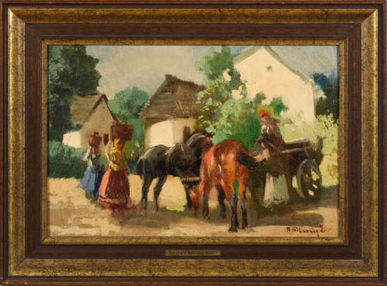 BURCHARD-BELAVARY, Istvan (1864 Mád - 1933). Sieben Gemälde. - фото 2