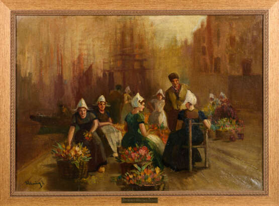 BURCHARD-BELAVARY, Istvan (1864 Mád - 1933). Sieben Gemälde. - Foto 12