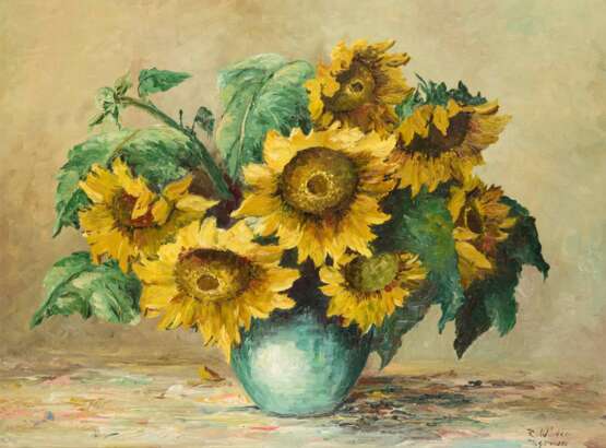 WINTER, R.. Sonnenblumen. - Foto 1