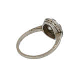 Ring mit 7 Altschliffdiamanten, zusammen ca. 0,8-0,9 ct, - photo 3