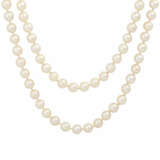 Lange Perlenkette, - фото 2