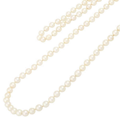 Lange Perlenkette, - фото 4