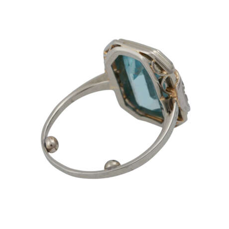 Ring mit achteckigem Aquamarin, ca. 4 ct - фото 3