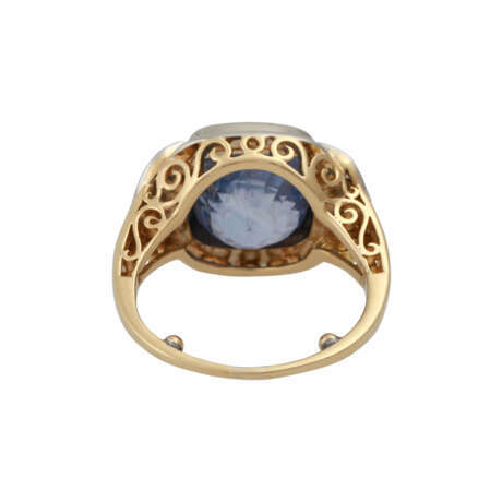 Ring mit hell violett-blau-grauem Saphir, ca. 10 ct, - photo 4