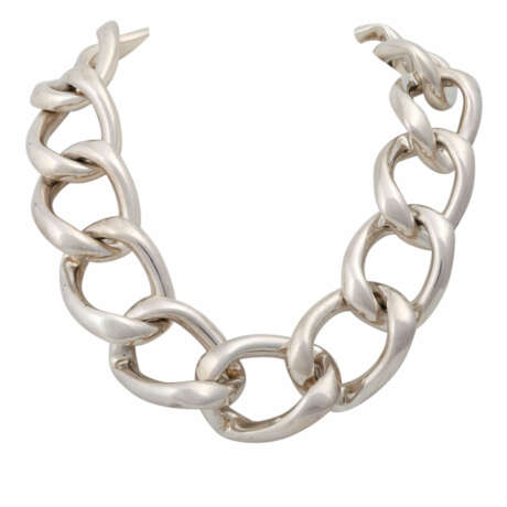 ISABELLE FA massives Silbercollier mit Armband, - photo 2
