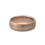 CHRISTIAN BAUER Ring mit 5 Brillanten, zusammen ca. 0,11 ct - Foto 2
