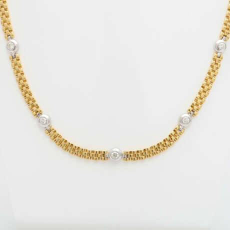 Collier mit 5 Brillanten - photo 2