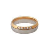 CHRISTIAN BAUER Ring mit 5 kleinen Brillanten, zusammen ca. 0,07 ct - Foto 1