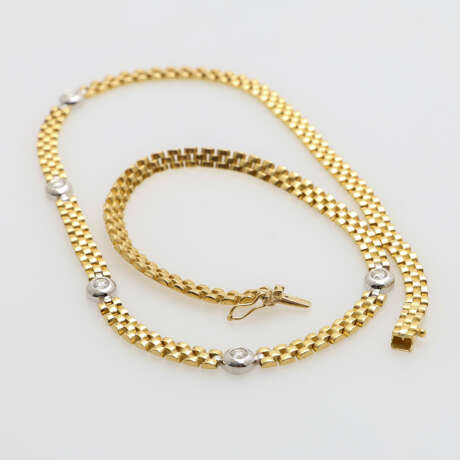 Collier mit 5 Brillanten - photo 4