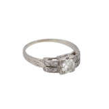 Ring mit Altschliffdiamant ca. 0,55 ct, - фото 2