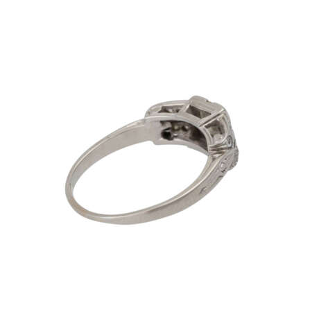 Ring mit Altschliffdiamant ca. 0,55 ct, - фото 3