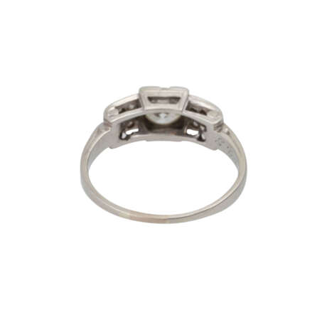 Ring mit Altschliffdiamant ca. 0,55 ct, - Foto 4