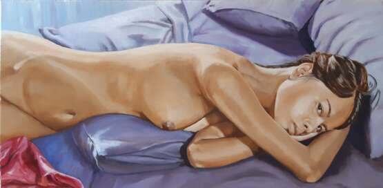 Азия просыпается Canvas Oil paint Expressionism Nude art 2020 - photo 1