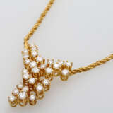 Collier mit Brillantbesatz, - photo 4