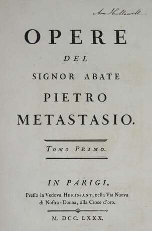 Metastasio, P. - Foto 1