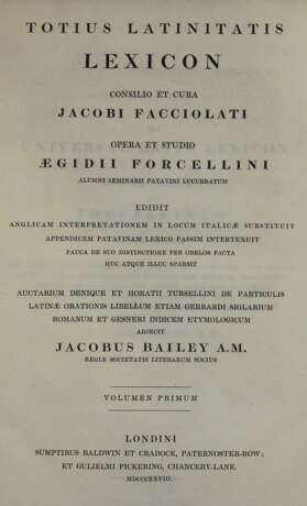 Forcellini, A. - Foto 1