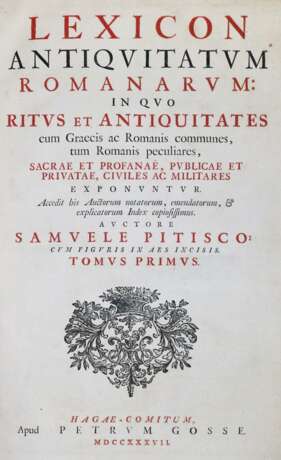 Pitiscus, S. - photo 1