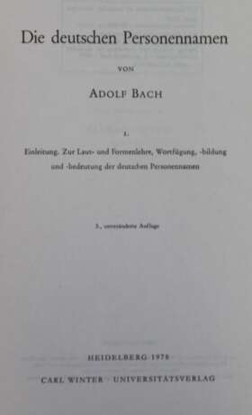 Bach, A. - Foto 1