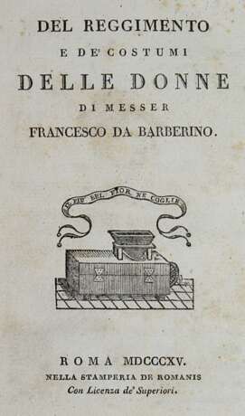 Barberino, F.da (d.i.Francesco di Neri). - photo 1