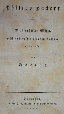 Goethe, (J.W.v.). - фото 1