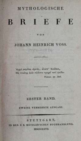 Voss, J.H. - фото 1