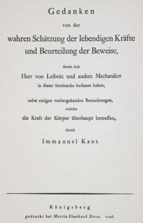 Kant, I. - Foto 1