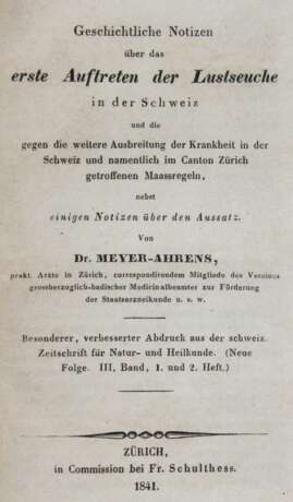 Meyer-Ahrens, (K.). - photo 1