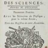 Histoire de l'Academie Royale des Sciences. - photo 1