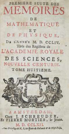 Memoires de l'Academie Royale des Sciences. - фото 1
