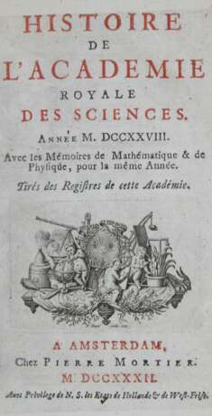 Histoire de l'Academie Royale des Sciences. - photo 1