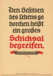 Wochenspruch der NSDAP.