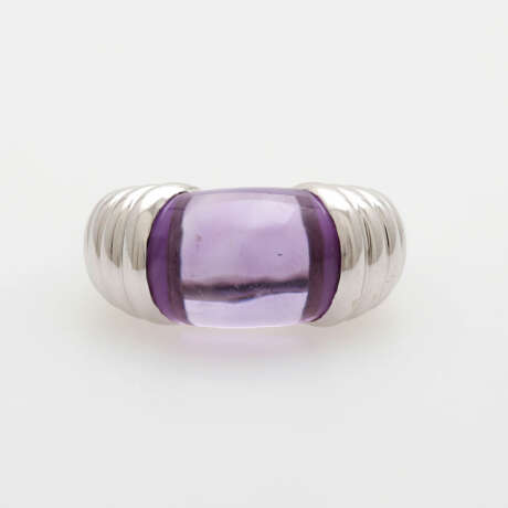 Damenring besetzt mit einem Amethyst - photo 1