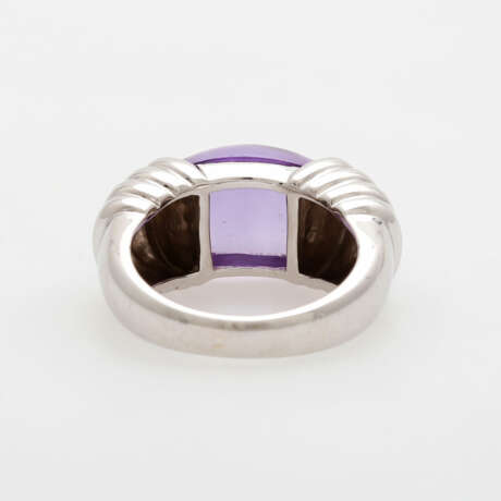 Damenring besetzt mit einem Amethyst - photo 4