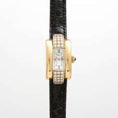 CHOPARD La Strada Damenuhr, Ref. 41/7404. Gold 18K, partiell besetzt mit Brillanten 1,2 ct.