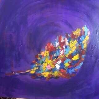 “The baliyki” Canvas Acrylic paint Expressionist 2020 - photo 3