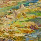 „Mountain river Gemälde von Aleksandr Dubrovskyy“ Leinwand Ölfarbe Impressionismus Landschaftsmalerei 2013 - Foto 4