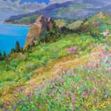 „Auf der Süd-Küste Gemälde von Aleksandr Dubrovskyy“ Leinwand Ölfarbe Impressionismus Landschaftsmalerei 2012 - Foto 1
