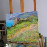 «Sur la côte sud de la Peinture par Alexandre Dubrovskyy» Toile Peinture à l'huile Impressionnisme Peinture de paysage 2012 - photo 2