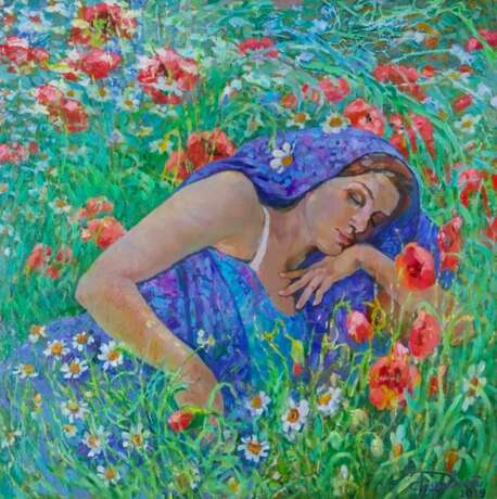 “Summer dream Painting bu Aleksandr Dubrovskyy” Canvas Oil paint Realist 2019 - photo 1