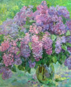 Aleksandr Dubrovskyy (b. 1949). Lilac bouquet-a Bouquet of lilacs