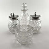 “Set for spices Atkin Brothers. England crystal silver handmade 1853-1925 years.” Atkin Brothers  Mixed media 1853 - photo 3