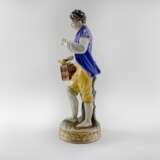 “Porcelain figurine of a Birder Germany Volkstedt perfect condition 1945 - 1951” Aelteste Volkstedter Mixed media 1945 - photo 2