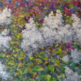 «Белая сирень» Холст Масляные краски Реализм Пейзаж 2009 г. - фото 1