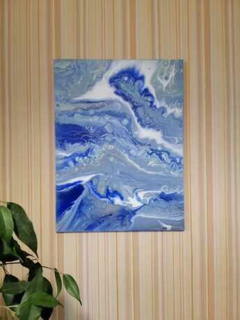 Painting “Iceberg”, Canvas, Acrylic paint, Abstractionism, Landscape painting, 2020 - photo 4